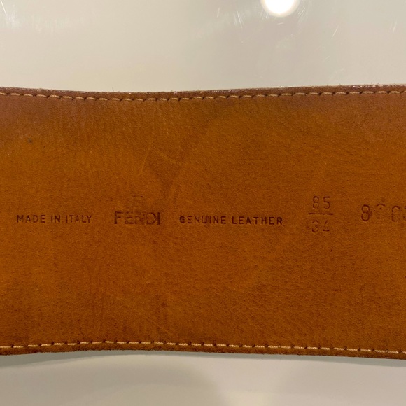- Oversized Fendi Runway Belt (6” x 4” buckle) main image 8